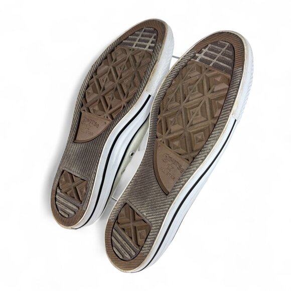 Converse All Star Shoreline Womens Size 9.5 Knit Off White Shoes Sneakers - Picture 9 of 10